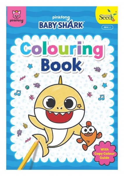 BABY SHARK COLOURING BOOK BS1C - SERIES 1