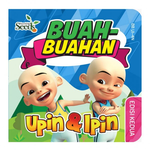 UPIN & IPIN BABY BOARD BB UI - SERIES 4N ( BUAH-BUAHAN )