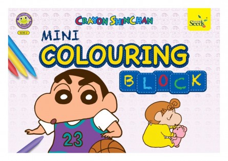 SHINCHAN Mini Colouring Block SC9S - Series 2