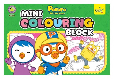 PORORO Mini Colouring Block PR9S - Series 1
