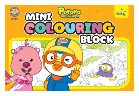 PORORO Mini Colouring Block PR9S - Series 3