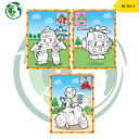 ROBOCAR POLI LET'S COPY COLOUR RC 2N-3