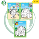 ROBOCAR POLI LET'S COPY COLOUR RC 2N-4